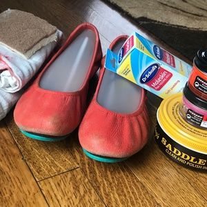 Tieks Poppy Ballet Flats, Box, Flower & More!!